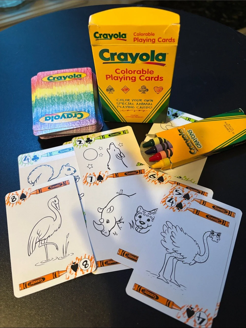 Crayola Colorable Playing Cards - Yellow
